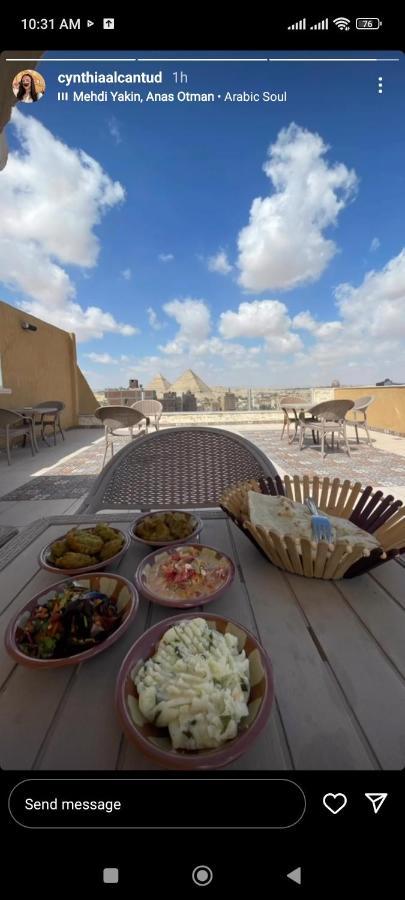 Bedouin Pyramids View Hotel Kafrat al Jabal Exterior foto